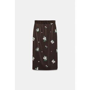 ZARA ZW COLLECTION LIMITED EDITION SEQUINED EMBROIDERED SKIRT